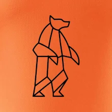 Geometria ľadový medveď stojaci