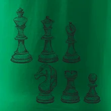 Šachové figúrky kreslené