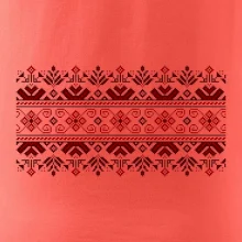 Ukrajinský vzor - červený Ukrajinský vzor - červený
