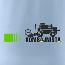 Kombajnista zelená a žltá Kombajnista zelená a žltá