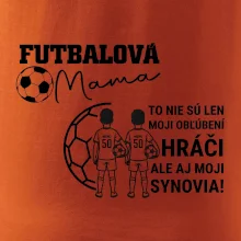 Futbalová mama - Dvaja synovia (vaše meno a číslo)