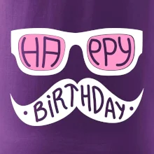 Mustache narozeniny - okuliare