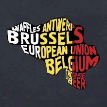 Mapy - názvy miest - Belgicko