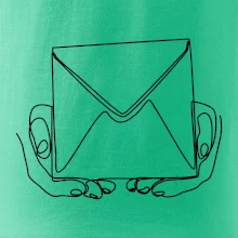 Obálka pôšták jedným ťahom