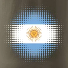 Argentína vlajka bodkovaná