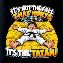Pád bolí tatami judo
