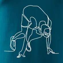 Bežec na štarte jedným ťahom Bežec na štarte jedným ťahom