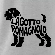 Lagotto romagnolo nápis v tele