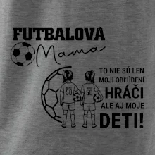 Futbalová mama - Dve dcéry (vaše meno a číslo)