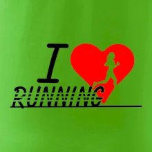 I love running dievča