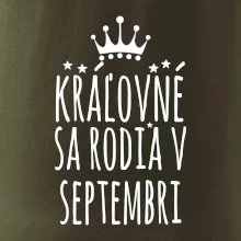 Kráľovné sa rodia v septembri