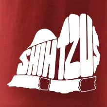 Shih-tzu - nápis v tele