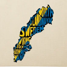 Mapy - názvy miest - Švédsko