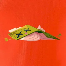 Kreslená kniha unavená