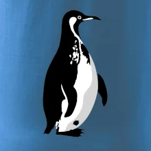 Tučniak čiernobiely z boku