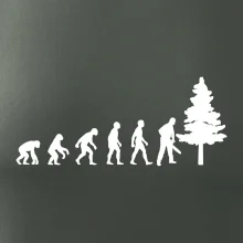 Evolúcia drevorubač - píla a strom Evolúcia drevorubač - píla a strom