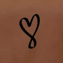 Srdce nekonečno na prsník