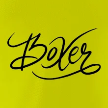 Boxer - nápis okrasný