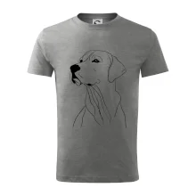 Labrador čierna kresba