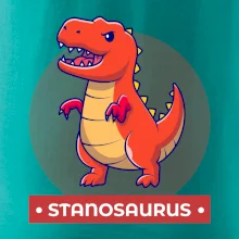 Dinosaurie mená - oranžový dinosaurus Dinosaurie mená - oranžový dinosaurus