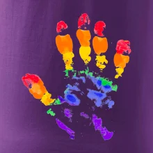 LGBT hand print