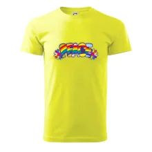 Peace nápis dúhový