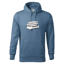 Knihy čiernobiele na sebe