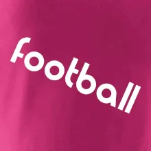 FOOTBALL nápis šikmo