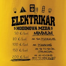 Hodinová mzda elektrikár Hodinová mzda elektrikár