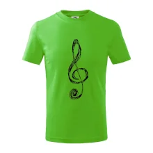 Husľový kľúč kreslený