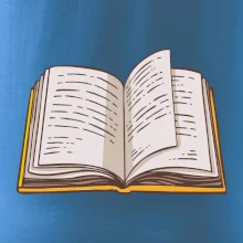 Kniha farebná otvorená Kniha farebná otvorená