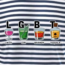 LGBT -  Likér, Gin, Brandy, Tequila