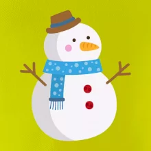 Snehuliak so šálom