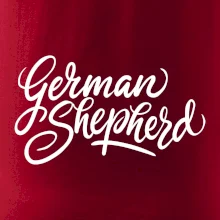 German shepherd - nápis okrasny - nápis okrasný German shepherd - nápis okrasny - nápis okrasný