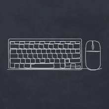 Klávesnica a myš jedným ťahom