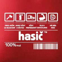 Čiarový kód - Hasič / hasička