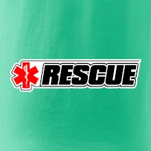 Záchranár rescue kríž červený