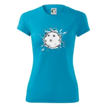 Florbal lopta v triku Florbal lopta v triku