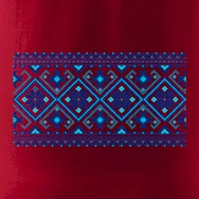 Ukrajinský vzor - modrý