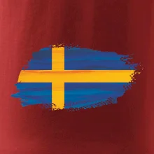 Švédska vlajka kreslená