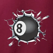 Biliardová guľa v triku