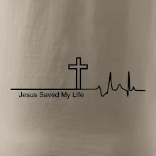 Jesus Saved My Life kríž ekg