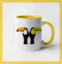 Dva barevní tukani (Moňas)