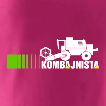 Kombajnista zelená a žltá Kombajnista zelená a žltá
