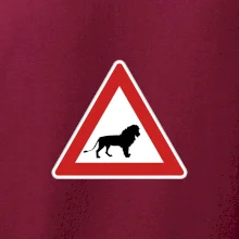 Dopravná značka - Pozor lev