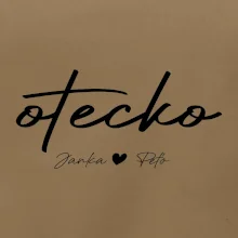 Otecko - tričko s menami deti