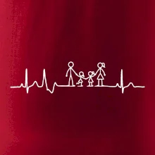 EKG rodina a dievča a chlapec