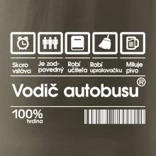 Čiarový kód - Vodič autobusu