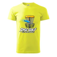 Discgolfový kôš s letiacim diskom eat sleep repeat
