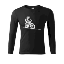 MTB kreslený cyklista MTB kreslený cyklista